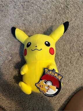Toy Factory Pokémon Pikachu 10-Inch Stuffed Plush Toy with Tags (2017)